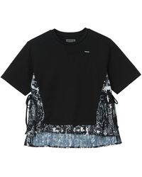Musium Div. - Bandana-Print Panelled T-Shirt - Lyst