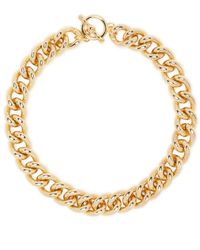 Kenneth Jay Lane - Chunky Polished Chain Necklace - Lyst