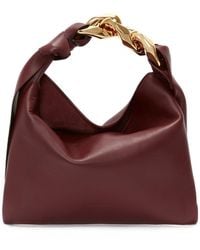 JW Anderson - Small Chain Leather Tote Bag - Lyst