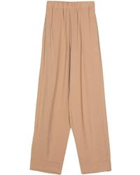 Blanca Vita - Pantaloni A Gamba Ampia Con Vita Elasticizzata - Lyst
