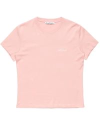 Acne Studios - Fitted T-Shirt With Logo - Lyst