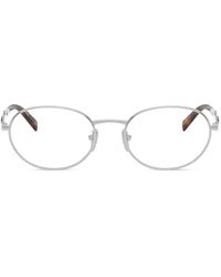 Prada - Round-Frame Glasses - Lyst