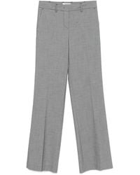 NINA 14.7 - Micro-Check Trousers - Lyst