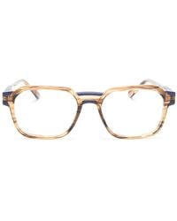 Face A Face - Havane 2 Square-Frame Glasses - Lyst