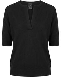 Pinko - Pull En Laine À Manches Courtes - Lyst