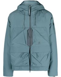 C.P. Company - Puffer Hooded Jacket - Lyst