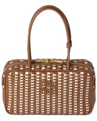 Miu Miu - Borsa Tote Bea Effetto Intrecciato - Lyst
