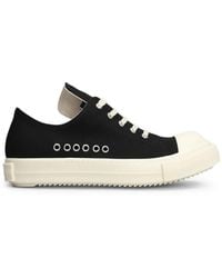 Rick Owens - Temple Eyelet Lace-Up Sneakers - Lyst