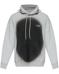 MM6 by Maison Margiela - Spray-Paint Logo Hoodie - Lyst