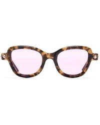 Kuboraum - P5 Tortoiseshell-Effect Cat-Eye Sunglasses - Lyst