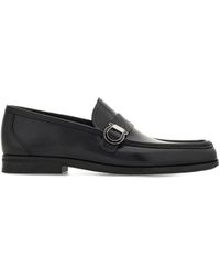 Ferragamo - Gancini Saddle-Strap Loafers - Lyst