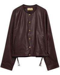 Momoní - Kaldor Leather Jacket - Lyst