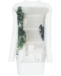 Issey Miyake - Street View Graphic Print Top - Lyst