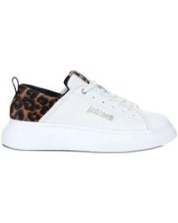 Just Cavalli - レオパード パネル スニーカー - Lyst