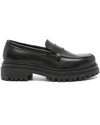 Alohas - Obsidian Leather Loafers - Lyst