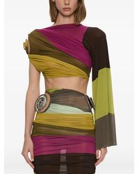 Christopher Esber - Aurelia Sculpted Spiral-Drape Top - Lyst