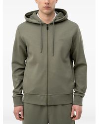 BOSS - Hoodie Zippé À Logo Imprimé - Lyst