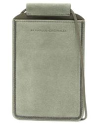 Brunello Cucinelli - Logo-debossed Leather Case - Lyst