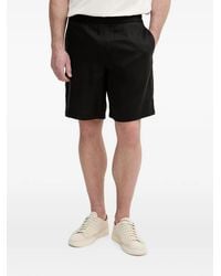ARMANI EXCHANGE - Logo-Plaque Elasticated-Waist Shorts - Lyst
