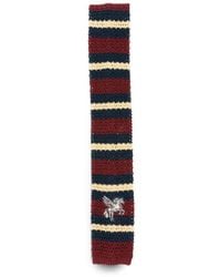 Etro - Cravate Rayée À Logo Brodé - Lyst