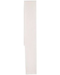 Courreges - Gerippter Schal Mit Logo-Patch - Lyst
