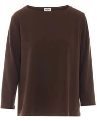 RUE DU BAC - Boat-Neck Long-Sleeve Blouse - Lyst