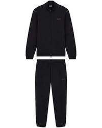EA7 - Natural Ventus 7 Cotton Blend Tracksuit - Lyst