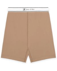 Sporty & Rich - Runner Script Biker Short - Lyst
