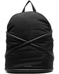 McQueen - Harness Rucksack Mit Logo - Lyst