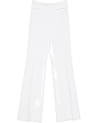Elisabetta Franchi - Tone Plaque Flared Trousers - Lyst
