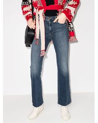 Mother The Weekender Flared Jeans - Blue