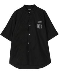 Undercover - Logo-tag Cotton Shirt - Lyst
