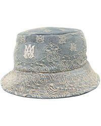 Amiri - Sombrero de pescador con bordado de bandana - Lyst
