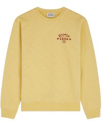 Scotch & Soda - Logo-Print Sweatshirt - Lyst