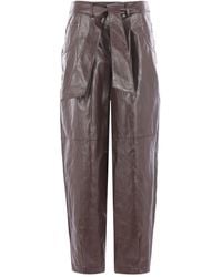FEDERICA TOSI - Pantaloni Con Cintura E Pieghe - Lyst