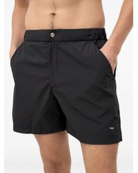 BOSS - Monogram-Print Swim Shorts - Lyst