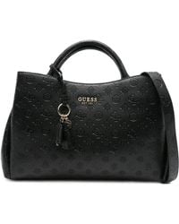 Guess - Phoebe 4G Peony Tote Bag Mit Logo - Lyst