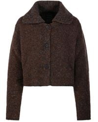 Fabrizio Del Carlo - Button-Front Collar Cardigan - Lyst
