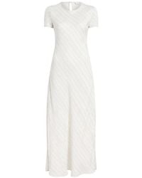 Proenza Schouler - Joss Stripe Woven Maxi Dress - Lyst