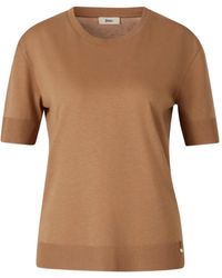 Herno - Camiseta Con Ribete De Canalé - Lyst