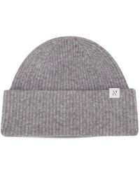 NOWADAYS - Ribbed-Knit Beanie Hat - Lyst