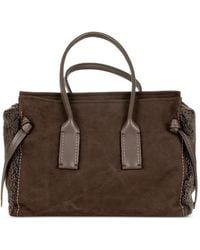 VISONA - Cortina Stone Leather Tote Bag - Lyst