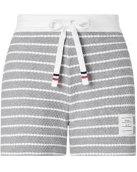 Thom Browne - Striped Shorts - Lyst
