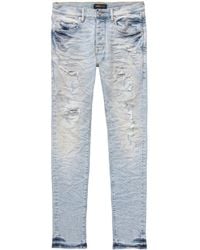 Purple Brand - Jeans skinny con effetto vissuto - Lyst