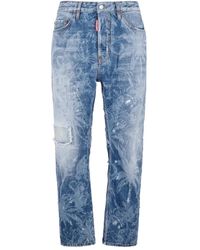DSquared² - Light L.A. Wash Bro Jeans - Lyst