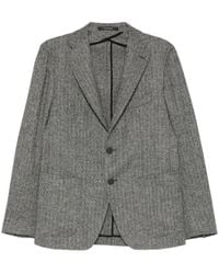 Tagliatore - Herringbone Two-Button Blazer - Lyst