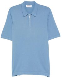 Gran Sasso - Half-Zip Polo Shirt - Lyst