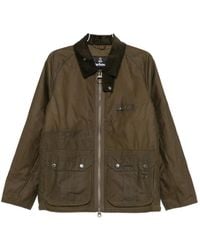 Barbour - Corduroy-Collar Zip-Fastening Jacket - Lyst