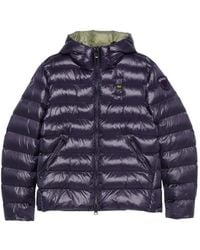 Blauer - Hooded Quilted Jacket - Lyst