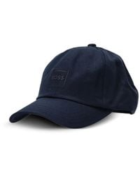BOSS - Cotton-Twill Cap With Logo Patch - Lyst